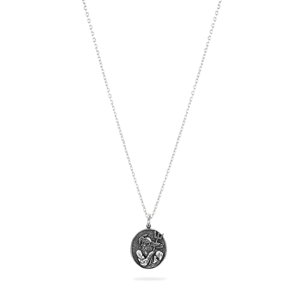 Poseidon Medallion Necklace