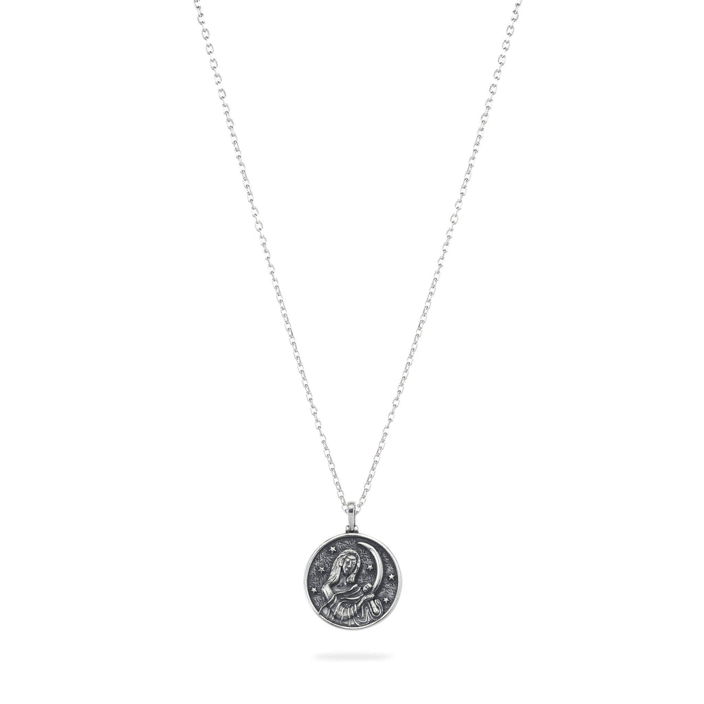 Moon Goddess Medallion Necklace