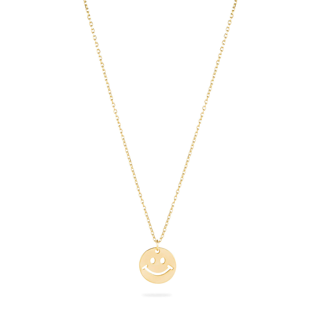 Smiley Face Medallion Necklace