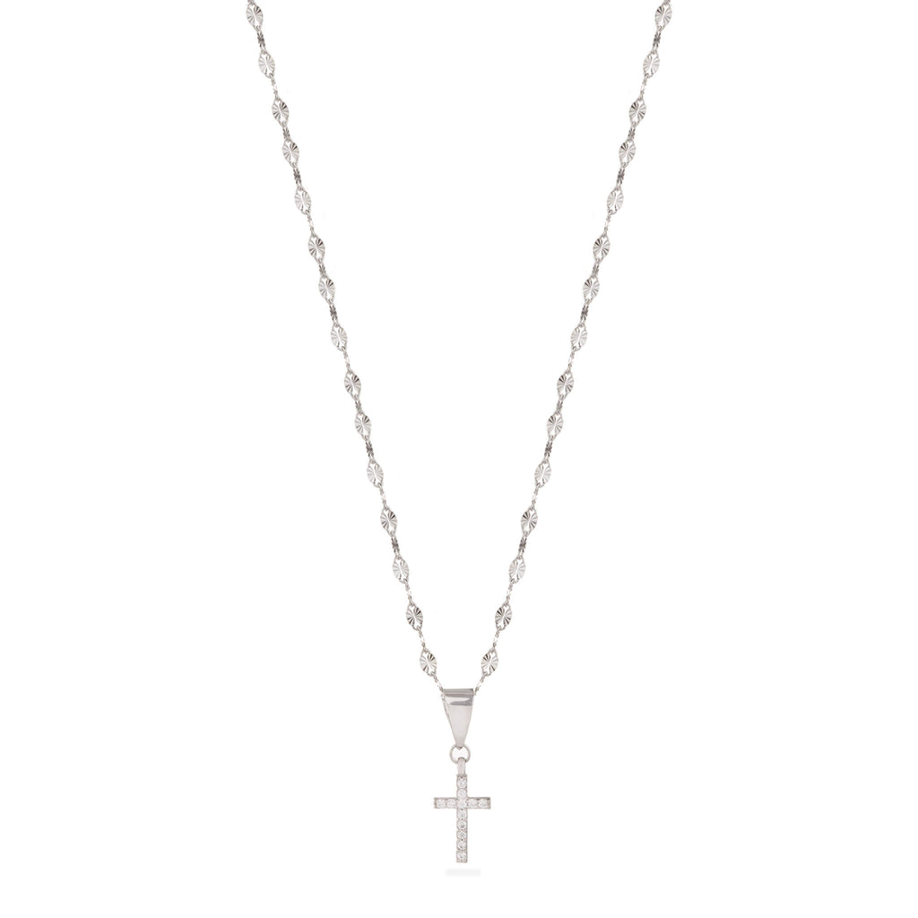 Diamond Cross 2 Necklace 